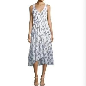 A.L.C. | Women’s Printed Judd V-Neck Belted Dress Size 6